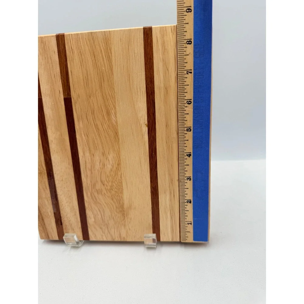 Alaska Ulu Knife and Cutting Board Set Striped Wood New